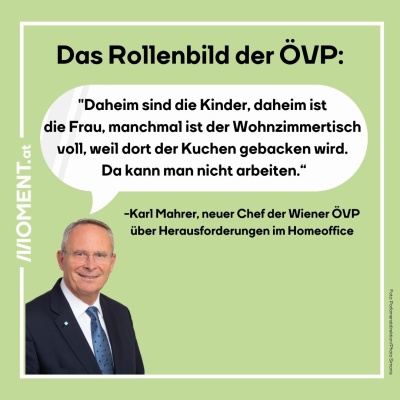 Karl Mahrer und das Rollenbild der ÖVP